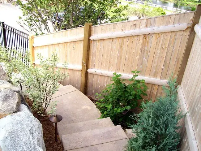Cedar fencing by Armstrong Fence