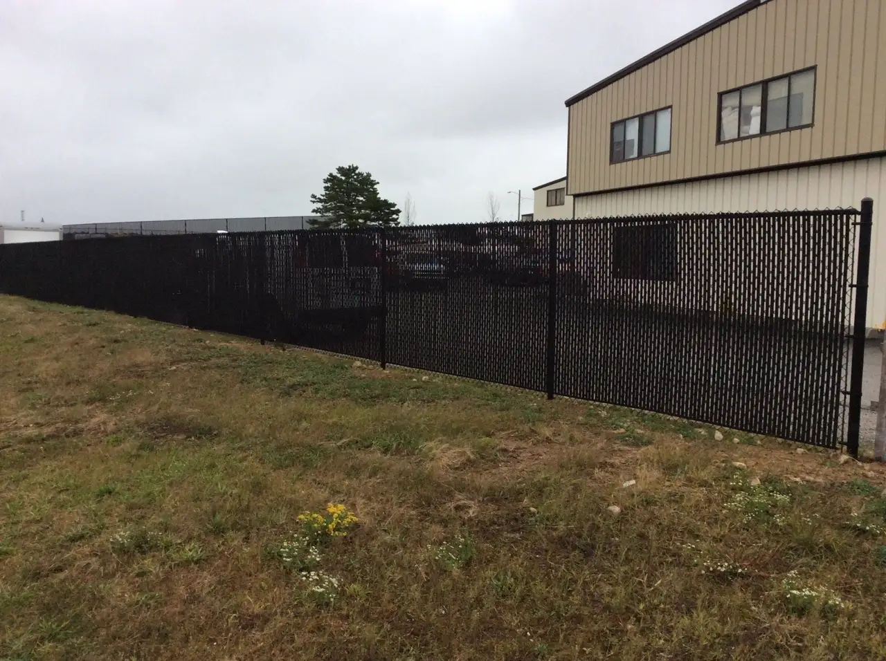 Chain Link chain link fence installed by Armstrong Fence on the South Shore of Massachusetts