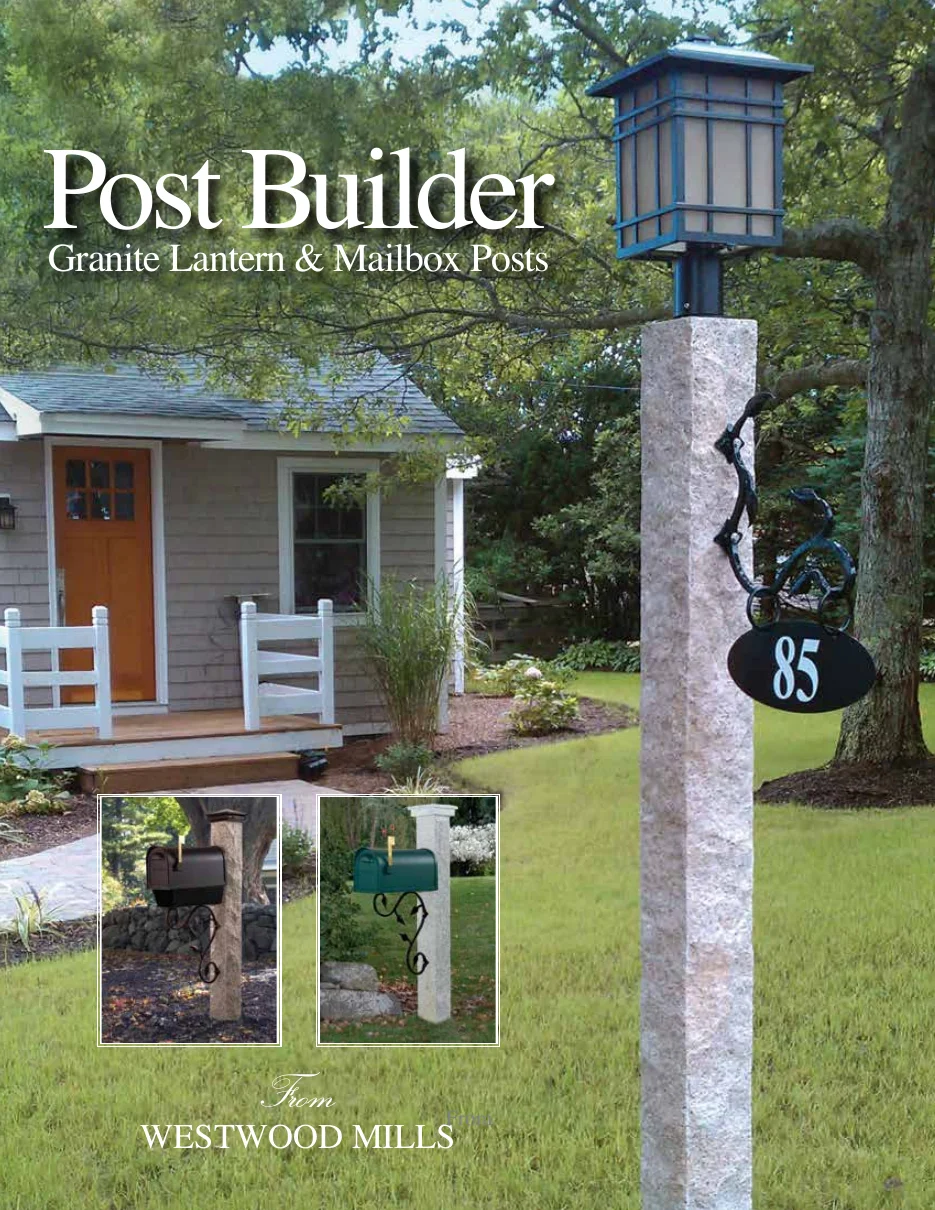 Granite Mailbox & Lantern Posts catalog cover